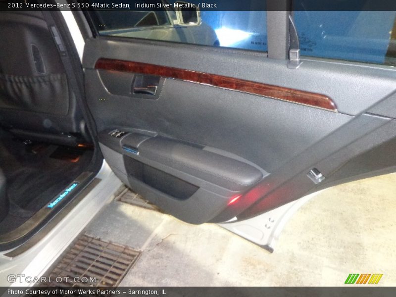 Iridium Silver Metallic / Black 2012 Mercedes-Benz S 550 4Matic Sedan