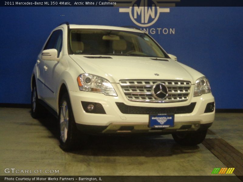 Arctic White / Cashmere 2011 Mercedes-Benz ML 350 4Matic