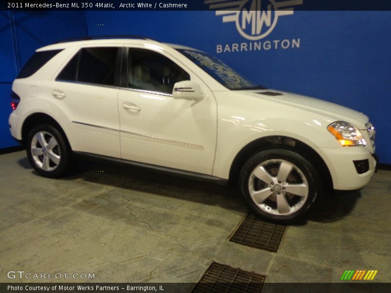 Arctic White / Cashmere 2011 Mercedes-Benz ML 350 4Matic