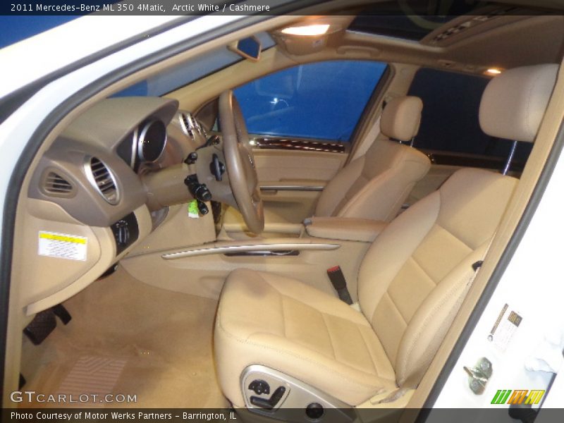 Arctic White / Cashmere 2011 Mercedes-Benz ML 350 4Matic