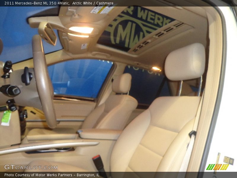 Arctic White / Cashmere 2011 Mercedes-Benz ML 350 4Matic