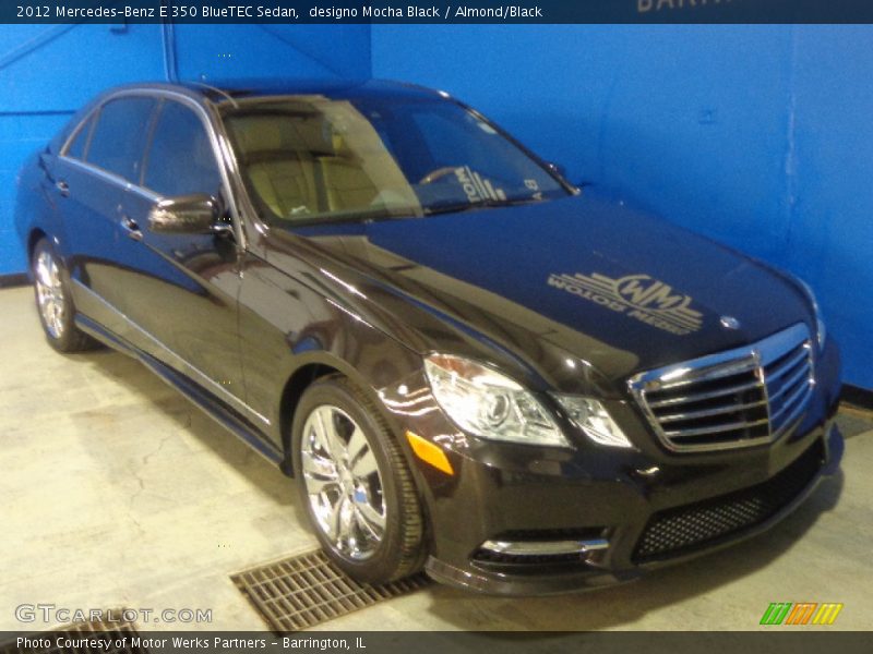 designo Mocha Black / Almond/Black 2012 Mercedes-Benz E 350 BlueTEC Sedan