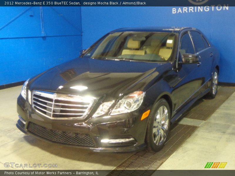designo Mocha Black / Almond/Black 2012 Mercedes-Benz E 350 BlueTEC Sedan