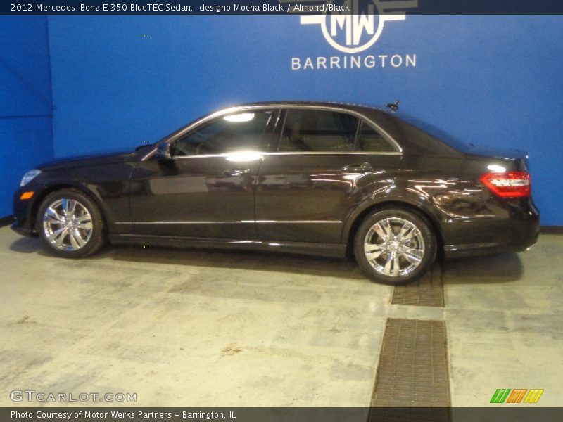 designo Mocha Black / Almond/Black 2012 Mercedes-Benz E 350 BlueTEC Sedan