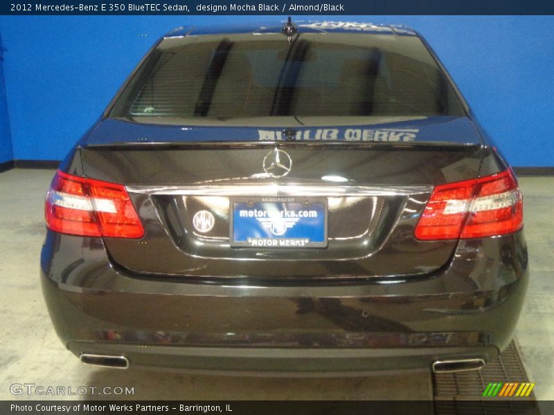 designo Mocha Black / Almond/Black 2012 Mercedes-Benz E 350 BlueTEC Sedan