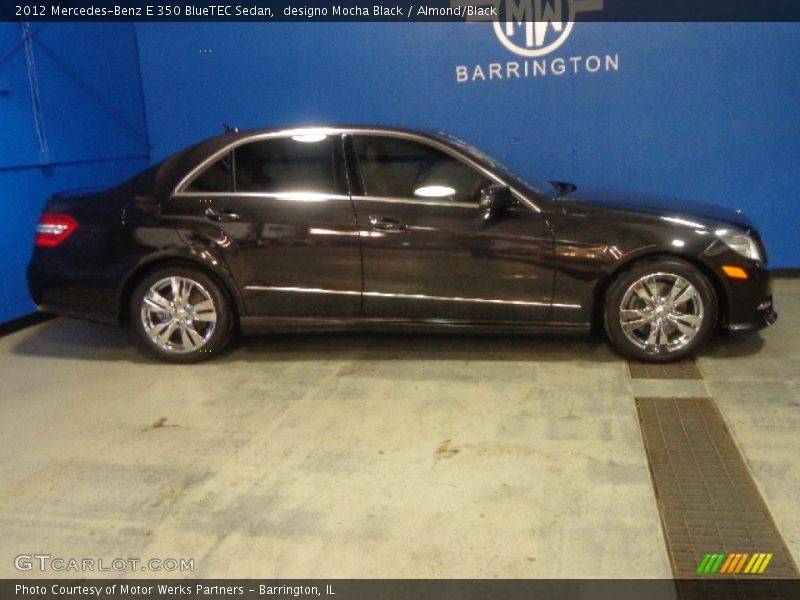 designo Mocha Black / Almond/Black 2012 Mercedes-Benz E 350 BlueTEC Sedan