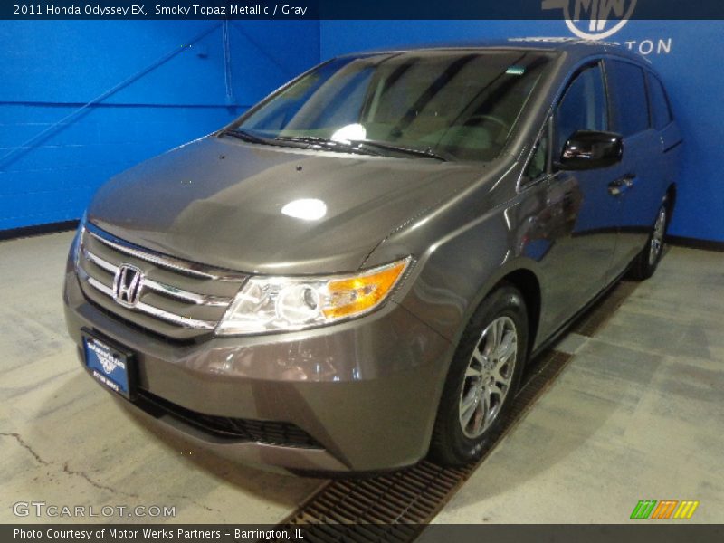 Smoky Topaz Metallic / Gray 2011 Honda Odyssey EX