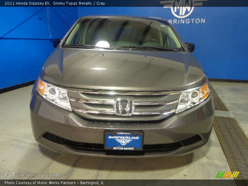 Smoky Topaz Metallic / Gray 2011 Honda Odyssey EX