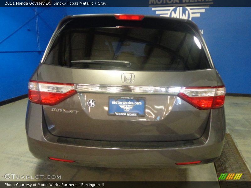 Smoky Topaz Metallic / Gray 2011 Honda Odyssey EX
