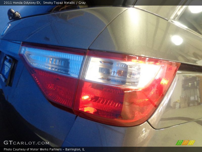 Smoky Topaz Metallic / Gray 2011 Honda Odyssey EX
