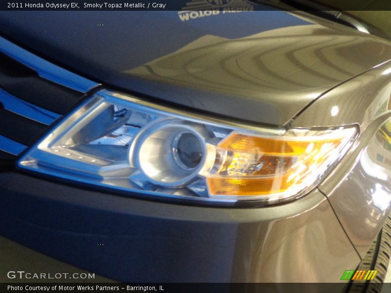 Smoky Topaz Metallic / Gray 2011 Honda Odyssey EX