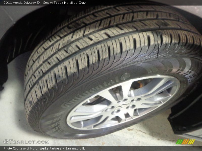 Smoky Topaz Metallic / Gray 2011 Honda Odyssey EX