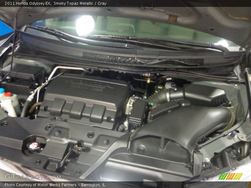 Smoky Topaz Metallic / Gray 2011 Honda Odyssey EX