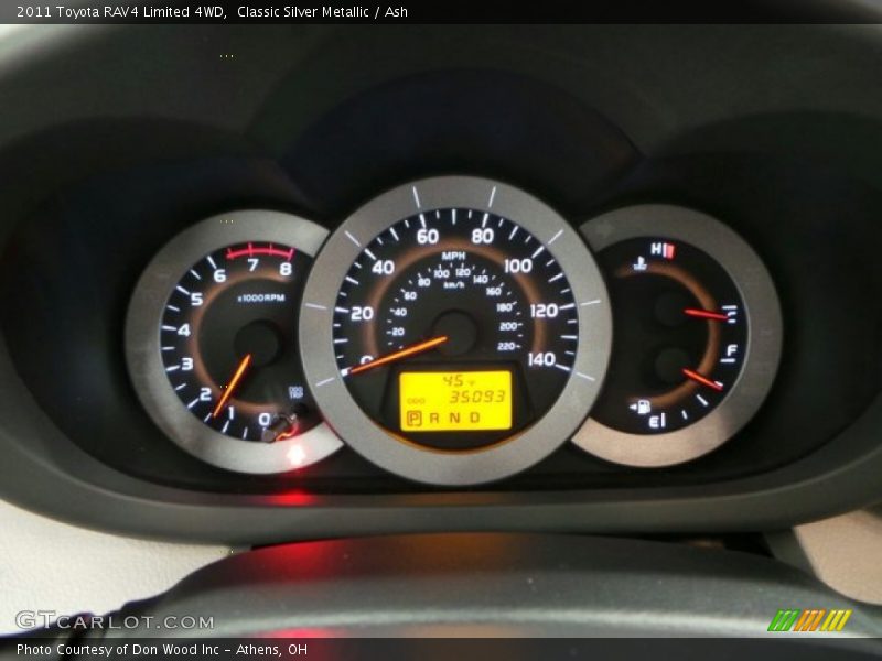 Classic Silver Metallic / Ash 2011 Toyota RAV4 Limited 4WD