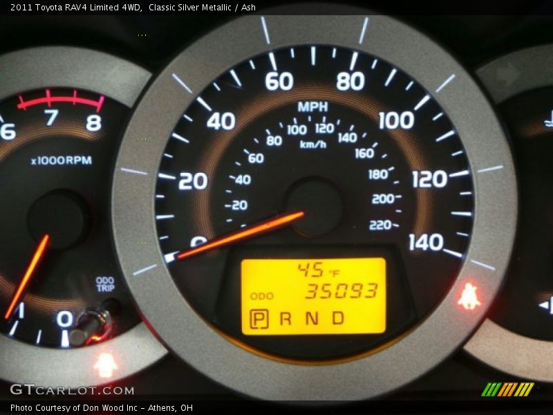 Classic Silver Metallic / Ash 2011 Toyota RAV4 Limited 4WD