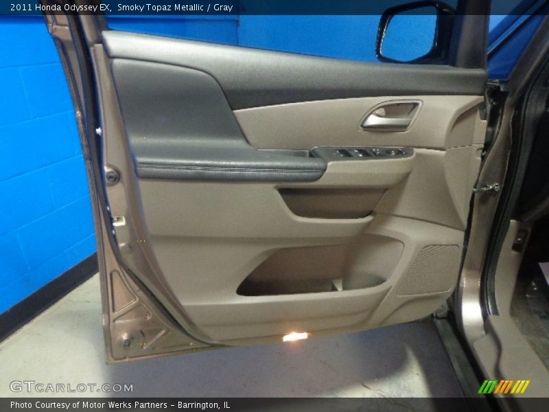 Smoky Topaz Metallic / Gray 2011 Honda Odyssey EX