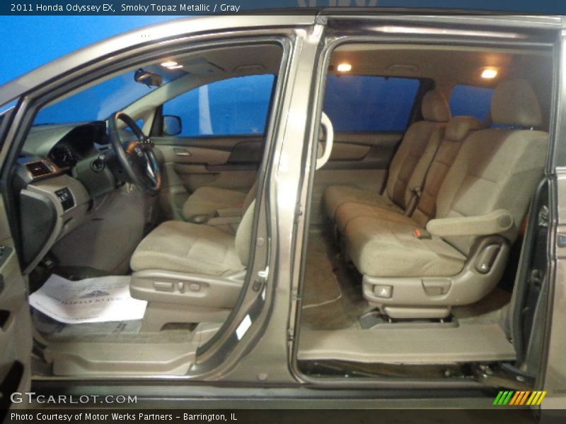 Smoky Topaz Metallic / Gray 2011 Honda Odyssey EX