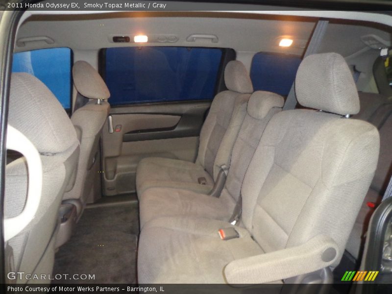 Smoky Topaz Metallic / Gray 2011 Honda Odyssey EX