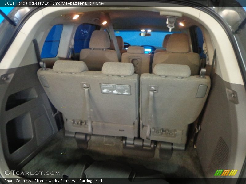 Smoky Topaz Metallic / Gray 2011 Honda Odyssey EX