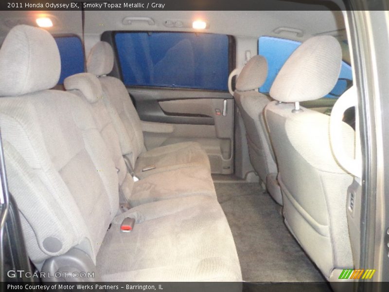 Smoky Topaz Metallic / Gray 2011 Honda Odyssey EX