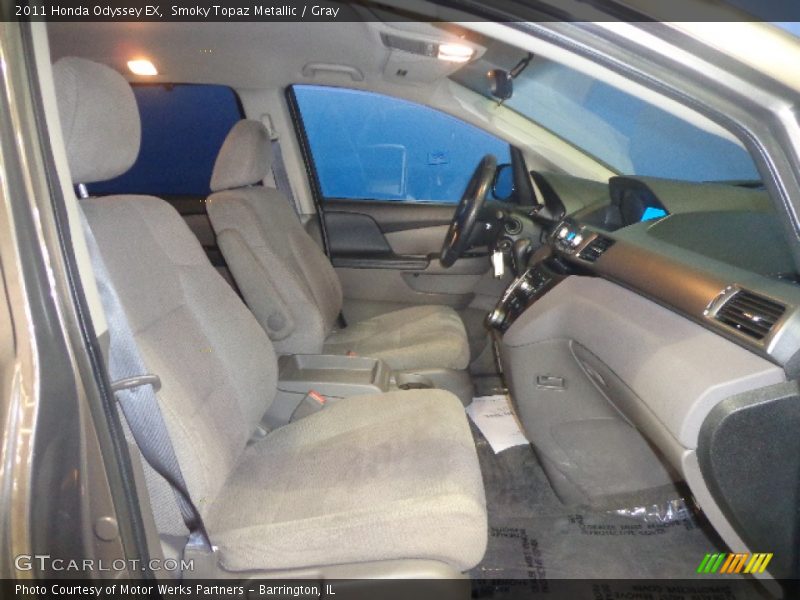 Smoky Topaz Metallic / Gray 2011 Honda Odyssey EX