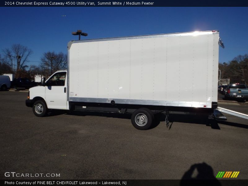 Summit White / Medium Pewter 2014 Chevrolet Express Cutaway 4500 Utility Van