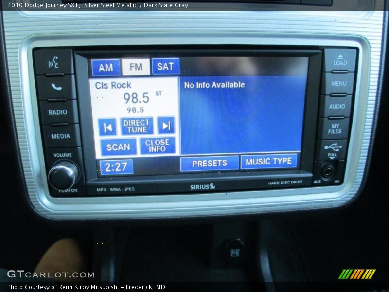 Silver Steel Metallic / Dark Slate Gray 2010 Dodge Journey SXT