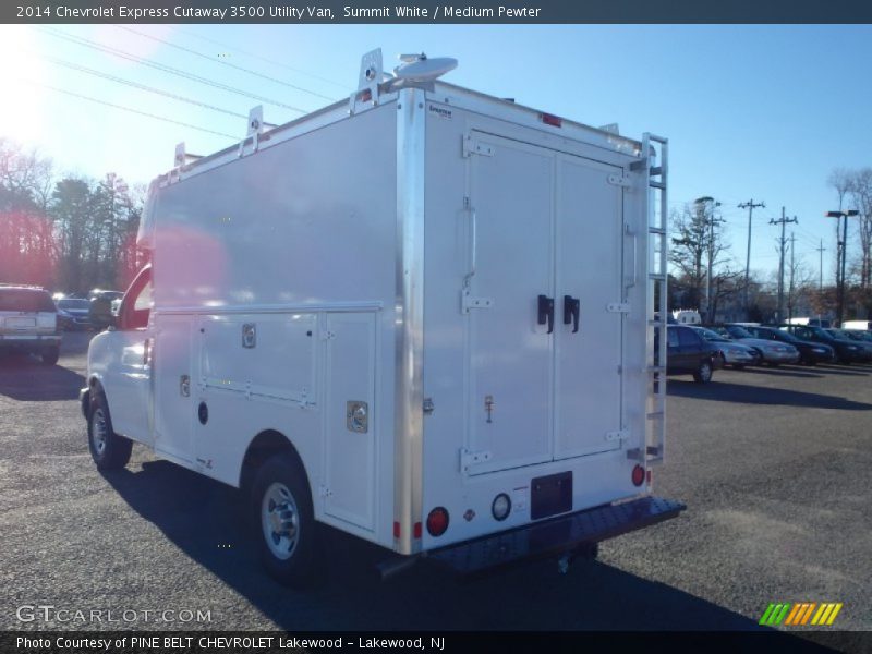 Summit White / Medium Pewter 2014 Chevrolet Express Cutaway 3500 Utility Van