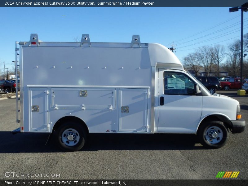  2014 Express Cutaway 3500 Utility Van Summit White