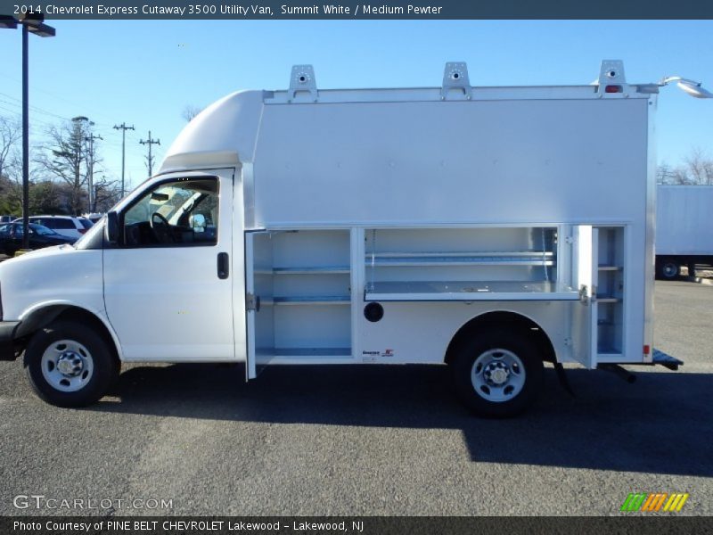 Summit White / Medium Pewter 2014 Chevrolet Express Cutaway 3500 Utility Van