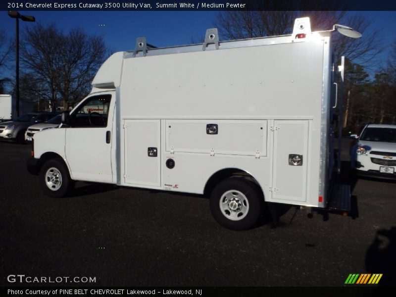 Summit White / Medium Pewter 2014 Chevrolet Express Cutaway 3500 Utility Van