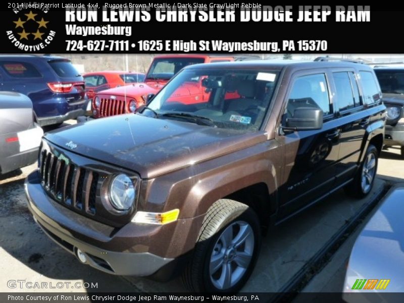 Rugged Brown Metallic / Dark Slate Gray/Light Pebble 2014 Jeep Patriot Latitude 4x4