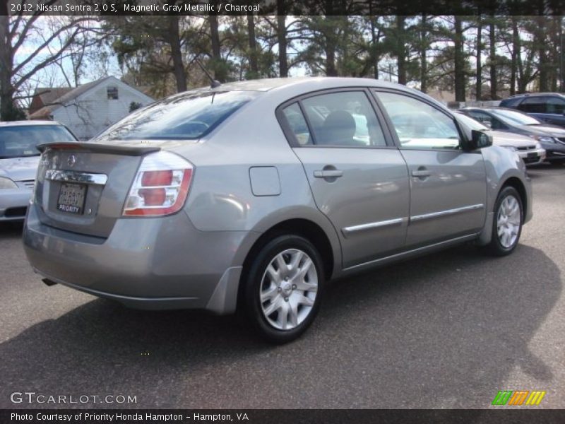 Magnetic Gray Metallic / Charcoal 2012 Nissan Sentra 2.0 S