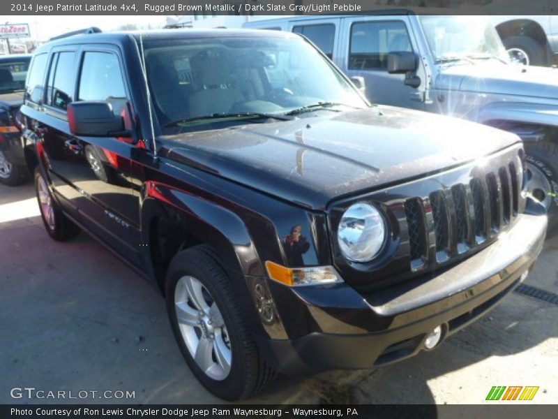 Rugged Brown Metallic / Dark Slate Gray/Light Pebble 2014 Jeep Patriot Latitude 4x4