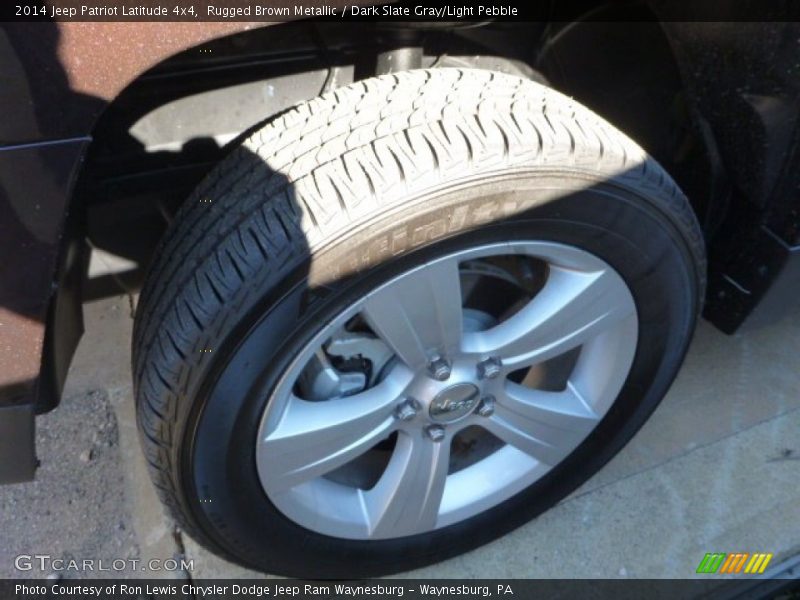 Rugged Brown Metallic / Dark Slate Gray/Light Pebble 2014 Jeep Patriot Latitude 4x4