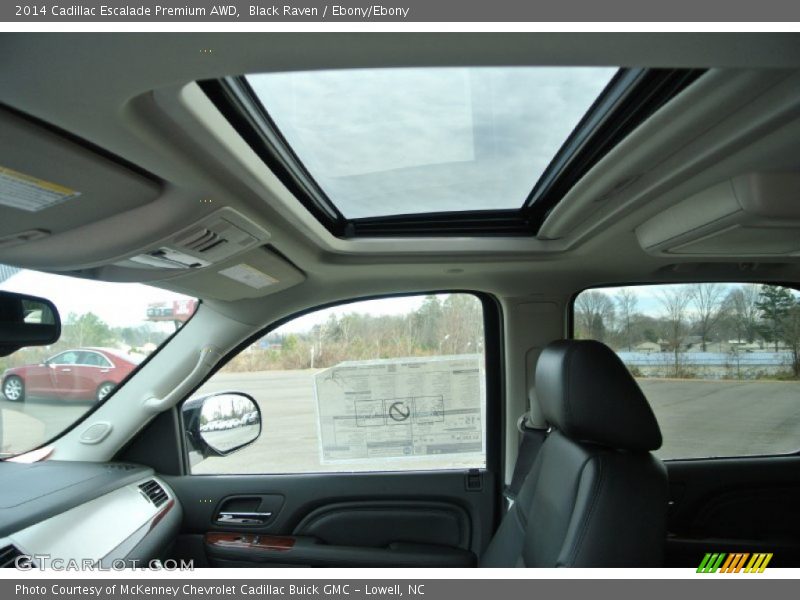 Black Raven / Ebony/Ebony 2014 Cadillac Escalade Premium AWD