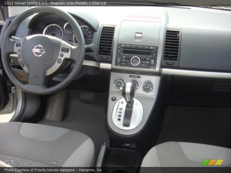 Magnetic Gray Metallic / Charcoal 2012 Nissan Sentra 2.0 S