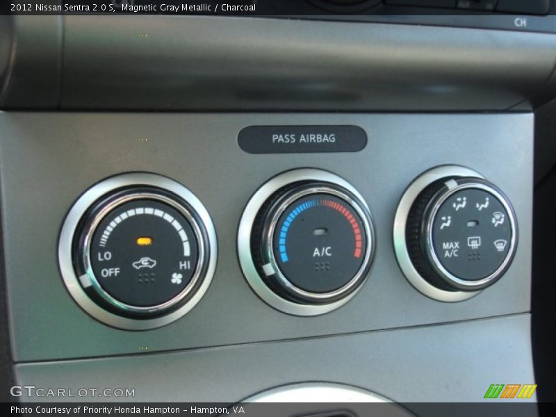 Magnetic Gray Metallic / Charcoal 2012 Nissan Sentra 2.0 S
