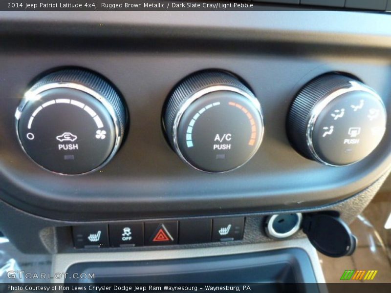 Rugged Brown Metallic / Dark Slate Gray/Light Pebble 2014 Jeep Patriot Latitude 4x4