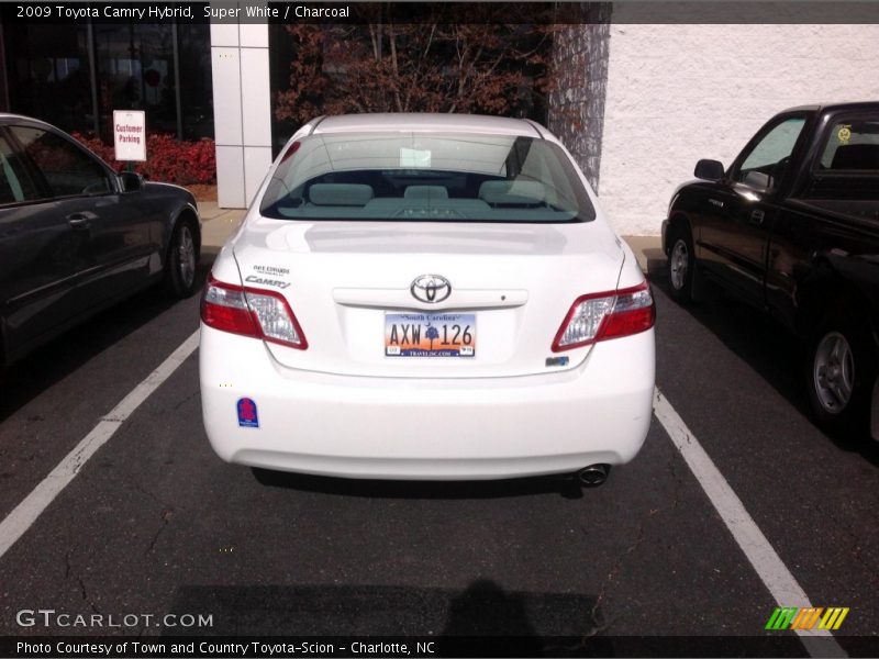 Super White / Charcoal 2009 Toyota Camry Hybrid