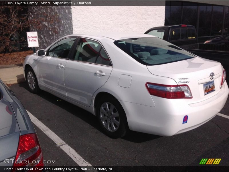 Super White / Charcoal 2009 Toyota Camry Hybrid