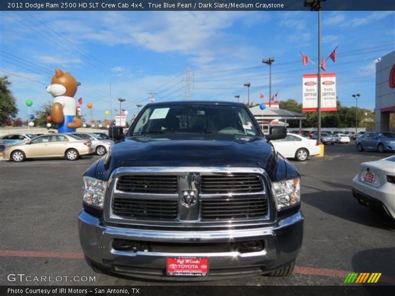 True Blue Pearl / Dark Slate/Medium Graystone 2012 Dodge Ram 2500 HD SLT Crew Cab 4x4