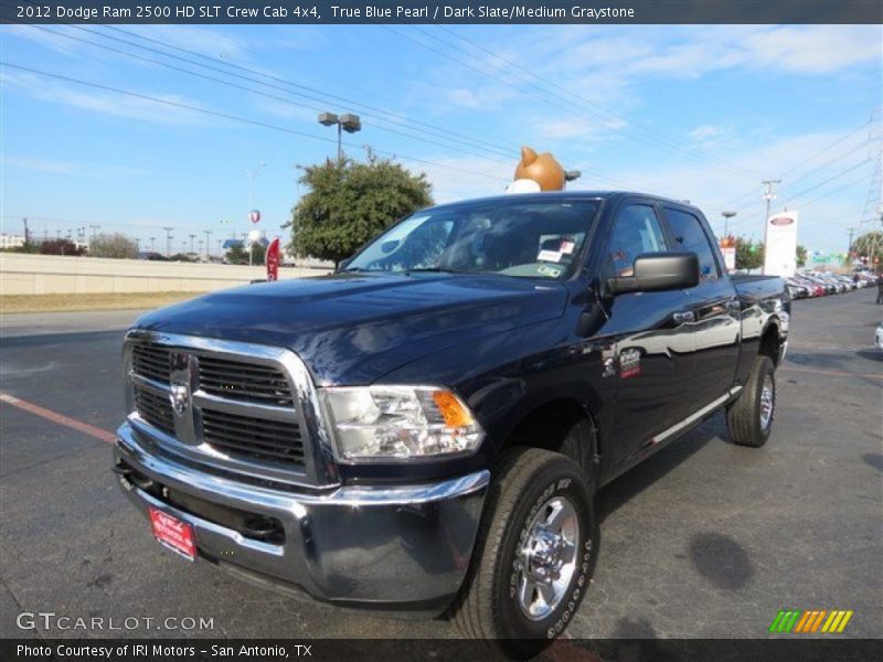 True Blue Pearl / Dark Slate/Medium Graystone 2012 Dodge Ram 2500 HD SLT Crew Cab 4x4