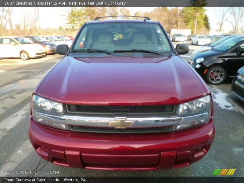 Red Jewel Tint Coat / Light Gray 2007 Chevrolet TrailBlazer LS 4x4