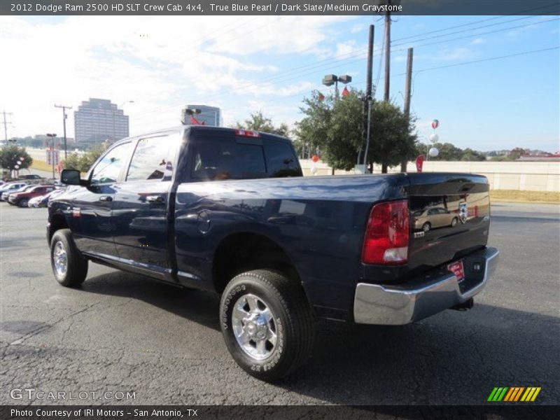 True Blue Pearl / Dark Slate/Medium Graystone 2012 Dodge Ram 2500 HD SLT Crew Cab 4x4