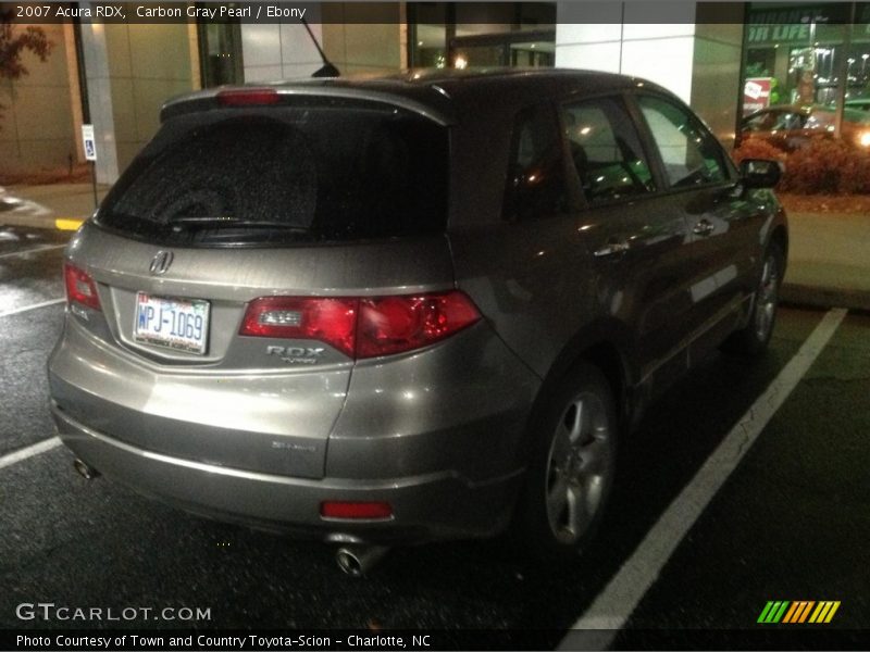 Carbon Gray Pearl / Ebony 2007 Acura RDX