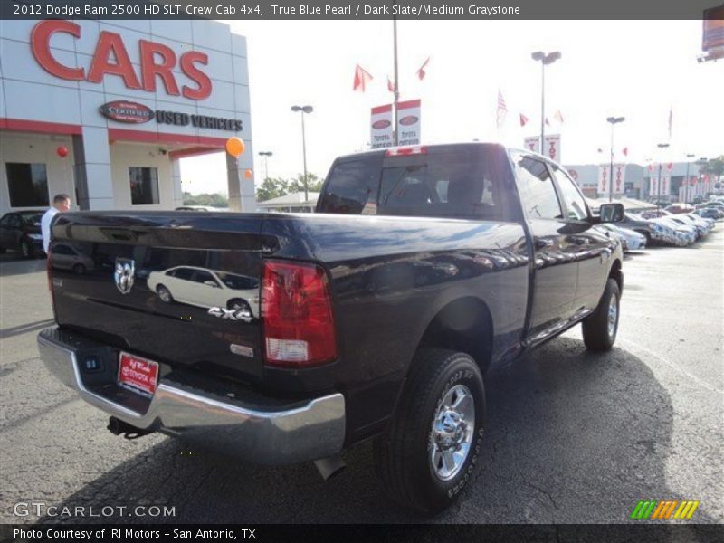 True Blue Pearl / Dark Slate/Medium Graystone 2012 Dodge Ram 2500 HD SLT Crew Cab 4x4