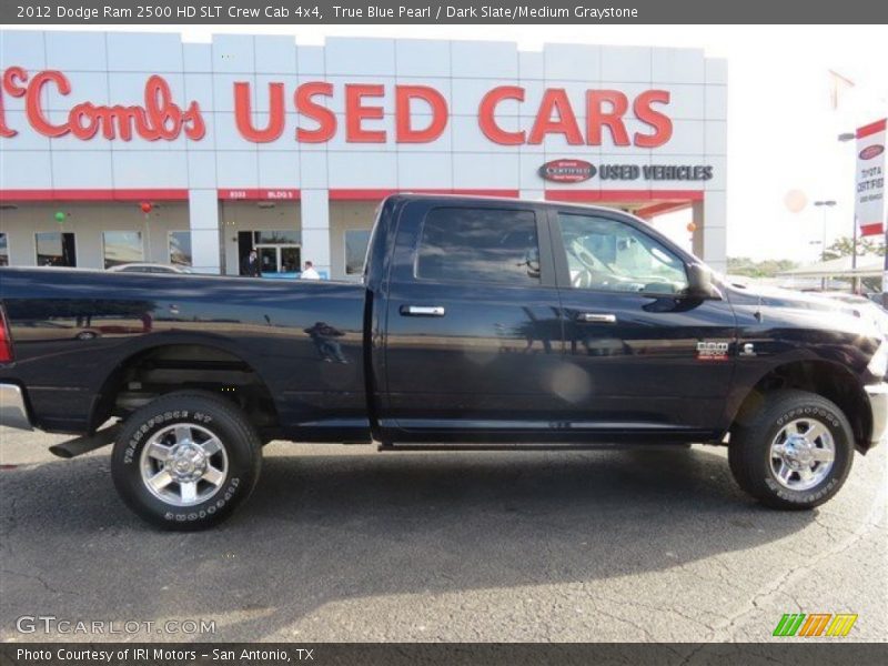 True Blue Pearl / Dark Slate/Medium Graystone 2012 Dodge Ram 2500 HD SLT Crew Cab 4x4