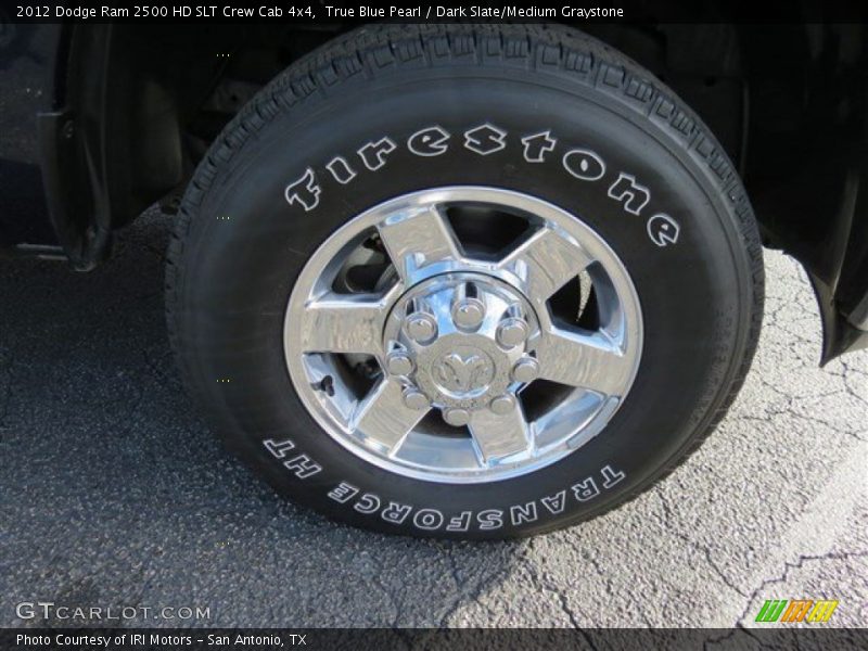 True Blue Pearl / Dark Slate/Medium Graystone 2012 Dodge Ram 2500 HD SLT Crew Cab 4x4