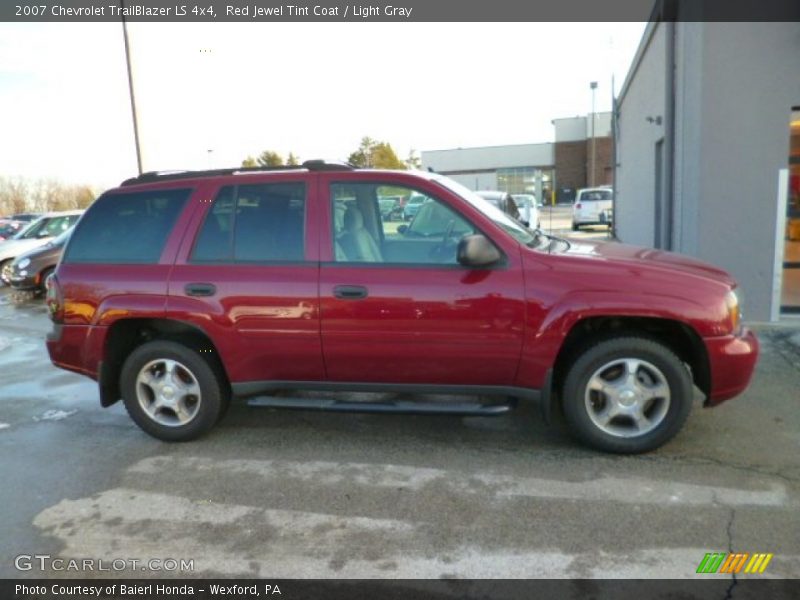 Red Jewel Tint Coat / Light Gray 2007 Chevrolet TrailBlazer LS 4x4